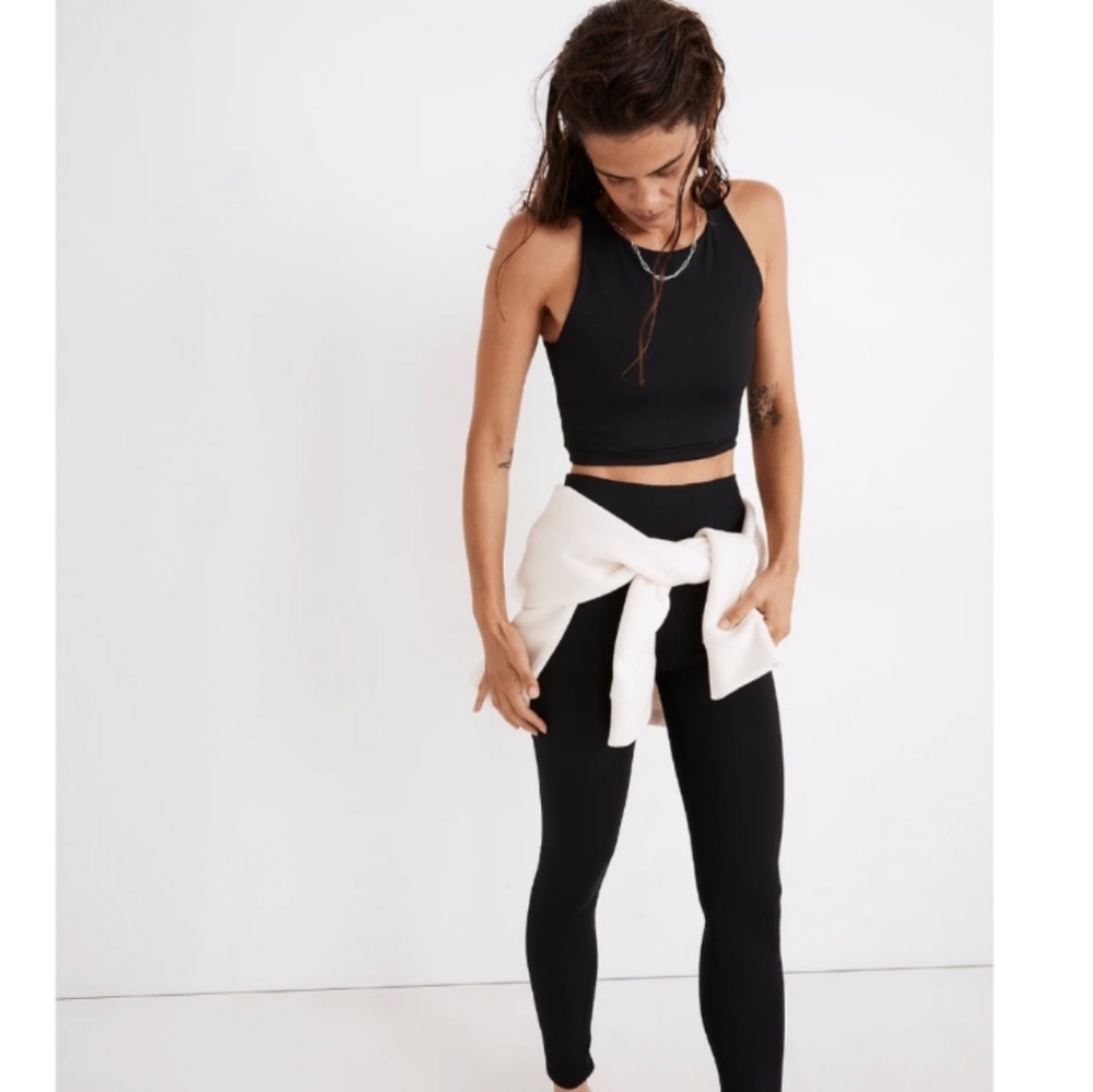 NWT Madewell MWL Form Racerback Crop Top